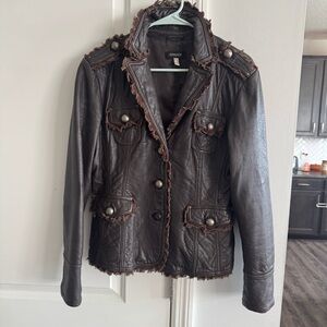 Apanage Wimens Leather Jacket